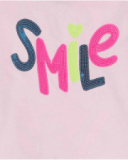 T-shirt en tricot rose fille The Happy World T-shirt en tricot rose fille The Happy World