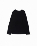T-shirt en tricot noir fille The Happy World T-shirt en tricot noir fille The Happy World