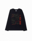 T-shirt en tricot bleu garçon Try New Path T-shirt en tricot bleu garçon Try New Path