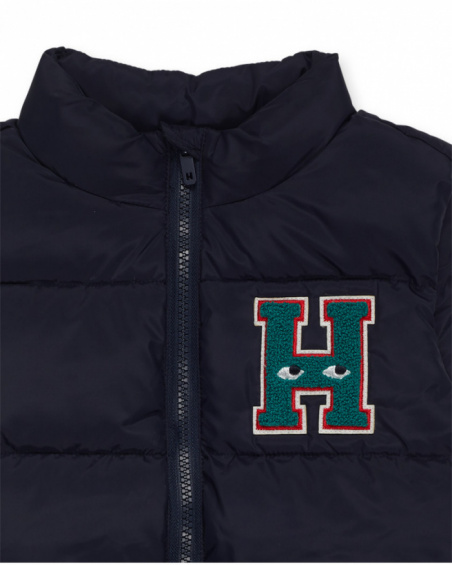 Gilet plat bleu garçon Varsity Club Gilet plat bleu garçon Varsity Club