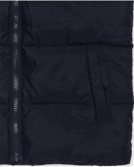Gilet plat bleu garçon Varsity Club Gilet plat bleu garçon Varsity Club