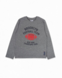 T-shirt en tricot gris garçon Varsity Club T-shirt en tricot gris garçon Varsity Club