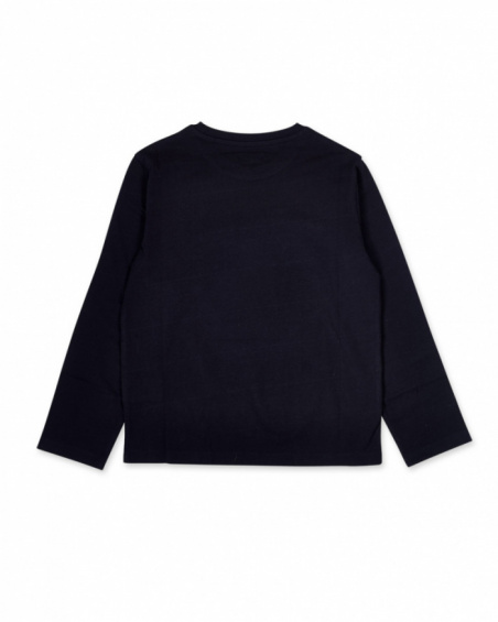 T-shirt en tricot bleu garçon Varsity Club T-shirt en tricot bleu garçon Varsity Club