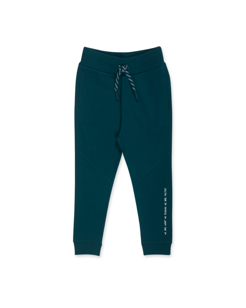 Pantalon molleton vert garçon Nice Price