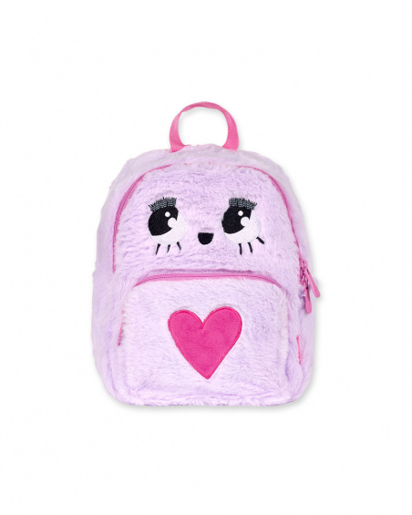 Sac à dos en fourrure rose pour fille Big Hugs