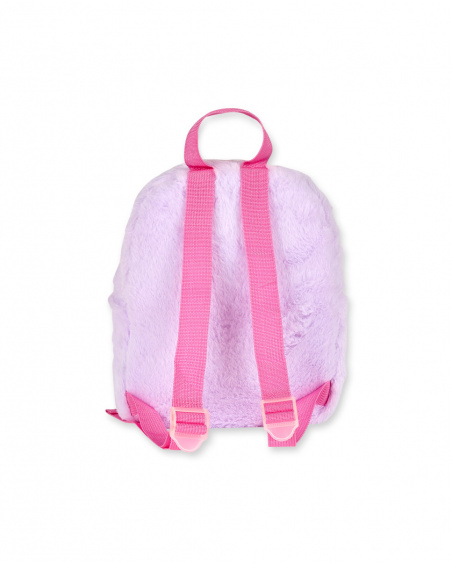 Sac à dos en fourrure rose pour fille Big Hugs