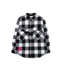 Camisa franela cuadros niña K-Pop Camisa franela cuadros niña K-Pop