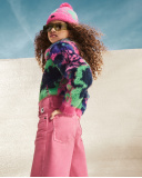 Pull tricot rose fille Wild Flower Pull tricot rose fille Wild Flower