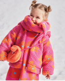 Veste en fourrure rose pour fille Trecking Time Veste en fourrure rose pour fille Trecking Time