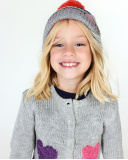 Veste en maille grise pour fille Robot Maker Veste en maille grise pour fille Robot Maker