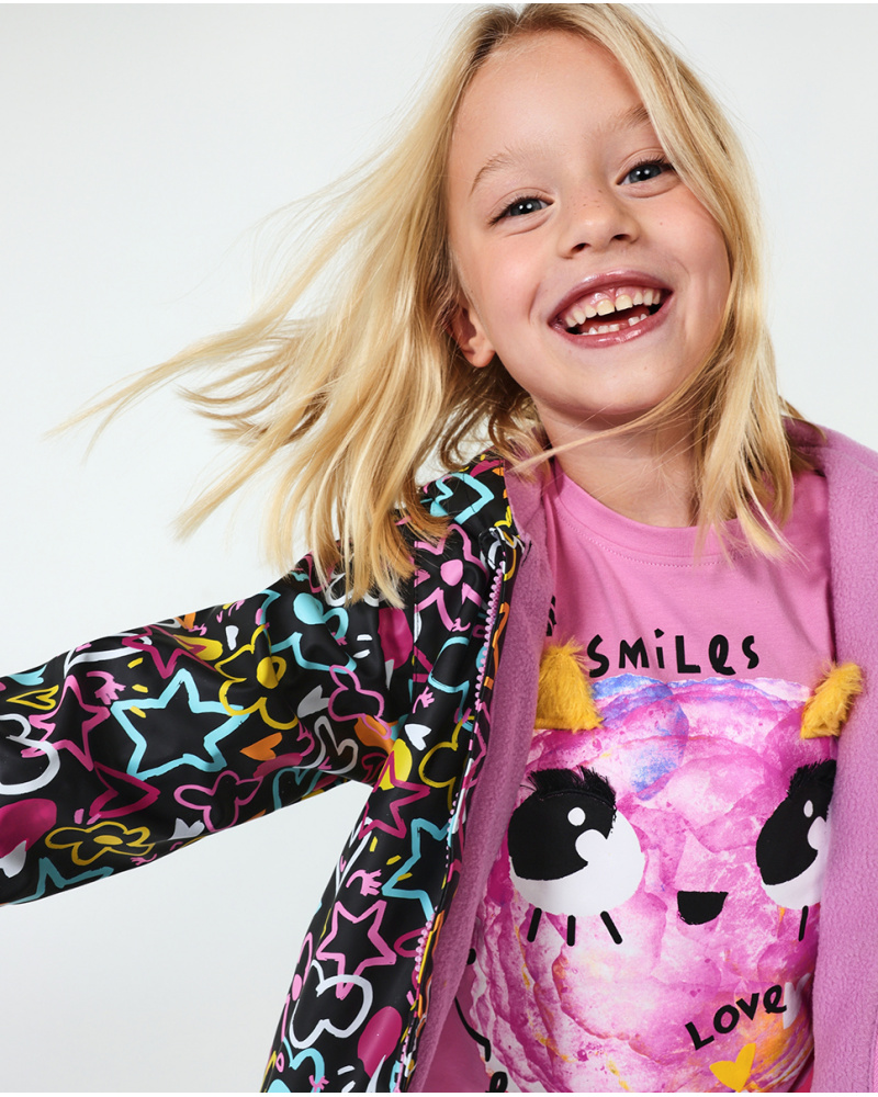 T shirt rose cheap fille