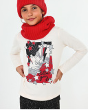 T-shirt en tricot beige fille Starlight T-shirt en tricot beige fille Starlight