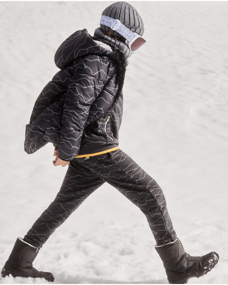 Pantalon en tricot noir pour garçon New Horizons