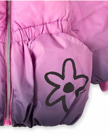 Parka matelassée rose fille Big Hugs Parka matelassée rose fille Big Hugs