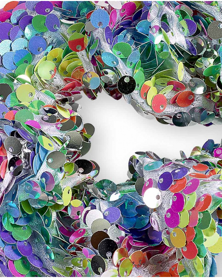 Chouchou fille à sequins colorés Wild Flower Chouchou fille à sequins colorés Wild Flower