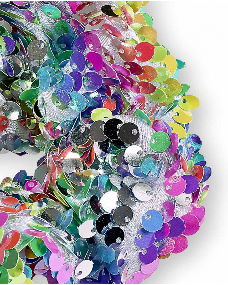 Chouchou fille à sequins colorés Wild Flower Chouchou fille à sequins colorés Wild Flower