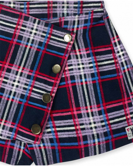 Jupe en flanelle à carreaux pour fille Fav Things