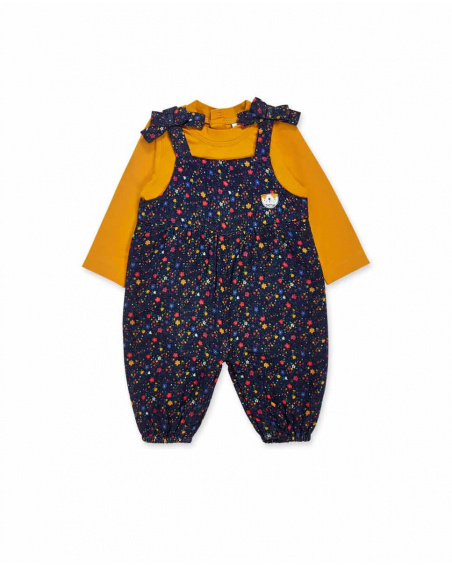 Pelele plana amarillo niña Pugs Life Pelele plana amarillo niña Pugs Life
