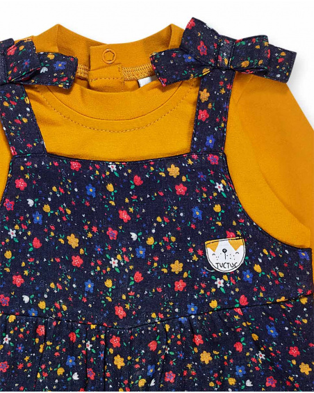 Pelele plana amarillo niña Pugs Life Pelele plana amarillo niña Pugs Life