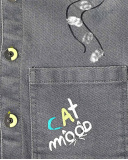 Chemise en denim gris pour garçon Cattitude Chemise en denim gris pour garçon Cattitude