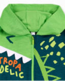 Survêtement garçon peluche vert collection Tropadelic Survêtement garçon peluche vert collection Tropadelic