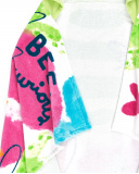 Serviette poncho verte fille collection Tropadelic