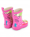 Bottes de pluie roses fille collection Tropadelic