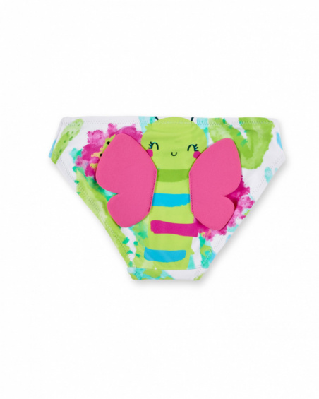 Slip vert fille collection Tropadelic