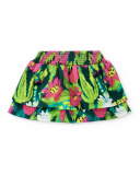 Jupe fille en popeline verte collection Tropadelic Jupe fille en popeline verte collection Tropadelic