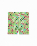Legging cycliste fille vert tricoté collection Tropadelic
