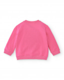 Sweat peluche fille rose collection Tropadelic Sweat peluche fille rose collection Tropadelic