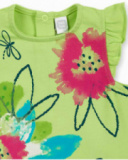 Ensemble maille verte fille collection Tropadelic Ensemble maille verte fille collection Tropadelic