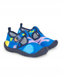 Baskets garçon en lycra bleues collection Ocean Wonders
