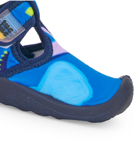 Baskets garçon en lycra bleues collection Ocean Wonders