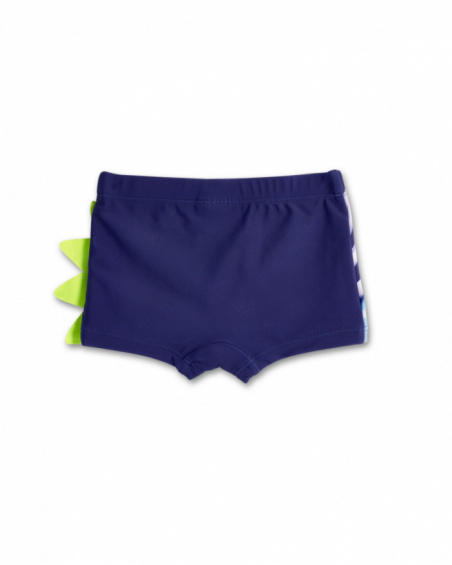 Maillot de bain boxer garçon bleu collection Ocean Wonders
