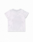 T-shirt garçon en maille blanc collection Ocean Wonders T-shirt garçon en maille blanc collection Ocean Wonders