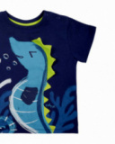 T-shirt garçon en maille marine collection Ocean Wonders T-shirt garçon en maille marine collection Ocean Wonders