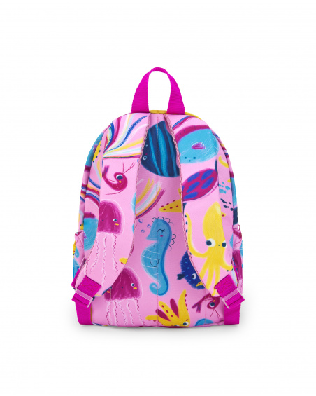 Sac à dos fille lilas collection Ocean Wonders