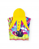 Serviette poncho jaune fille collection Ocean Wonders