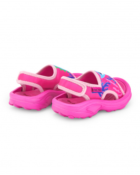 Baskets fille en lycra lilas collection Ocean Wonders
