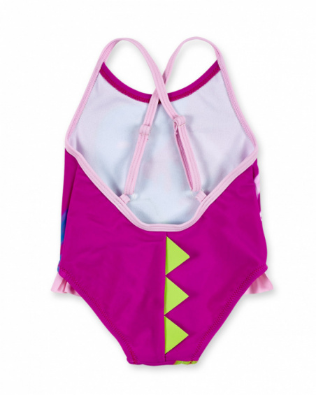 Maillot de bain fille lilas collection Ocean Wonders