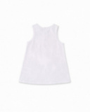 Robe fille en maille blanche collection Ocean Wonders Robe fille en maille blanche collection Ocean Wonders