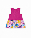 Robe fille en maille lilas collection Ocean Wonders Robe fille en maille lilas collection Ocean Wonders