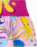 Robe fille en maille lilas collection Ocean Wonders Robe fille en maille lilas collection Ocean Wonders