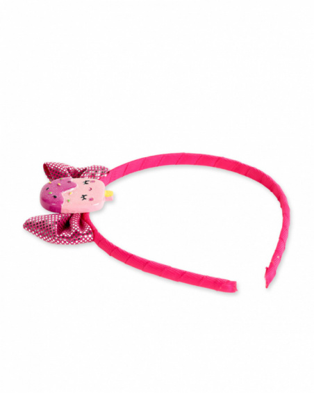 Bandeau rose fille collection Creamy Ice