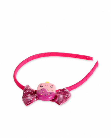 Bandeau rose fille collection Creamy Ice