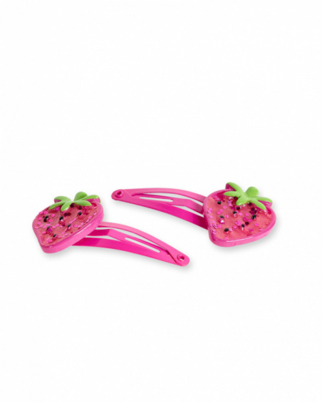 Clips roses pour fille collection Creamy Ice