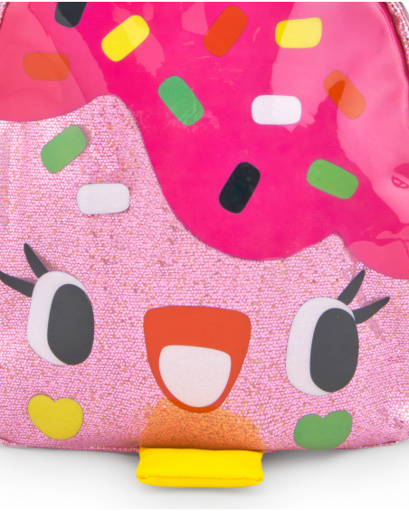 Sac à dos rose fille collection Creamy Ice