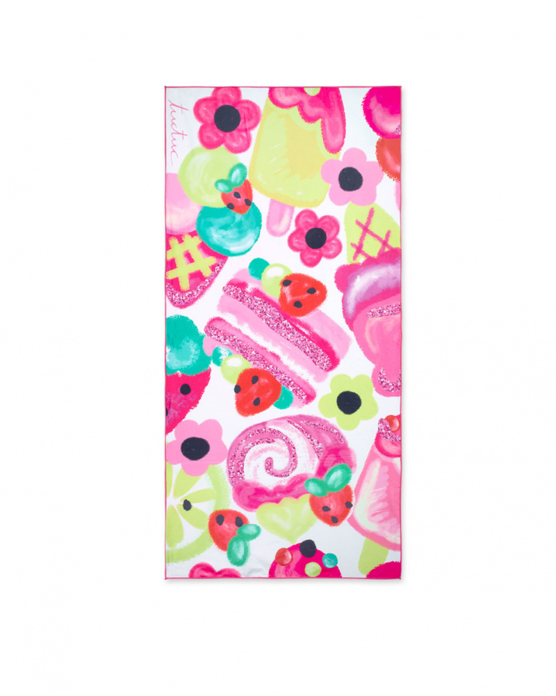 Serviette microfibre rose fille collection Creamy Ice