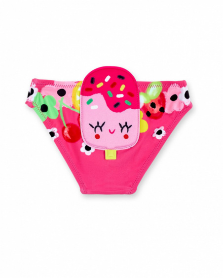 Slip fille fuchsia collection Creamy Ice